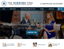 Tablet Screenshot of higginsestategroup.com